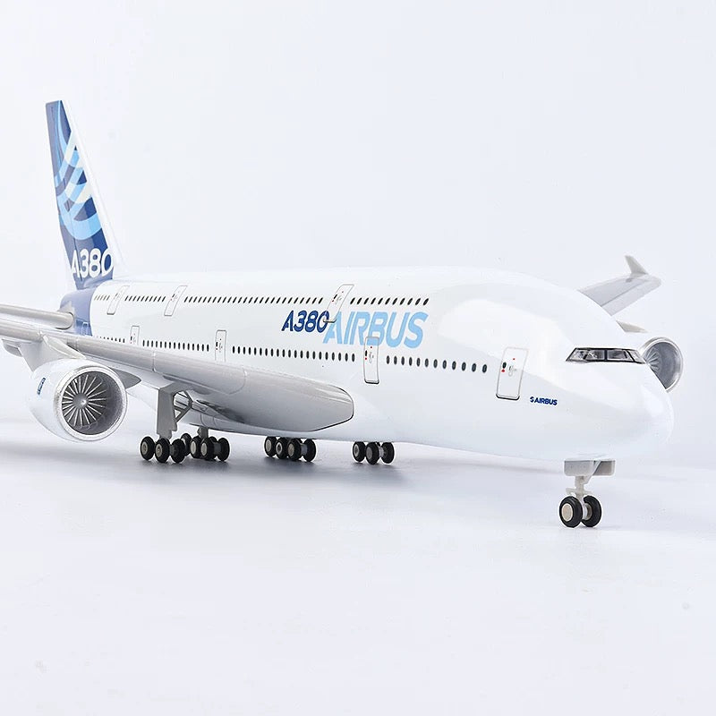 A380 Perspective LED lights- 47cm - 18.5in - Airplane Model