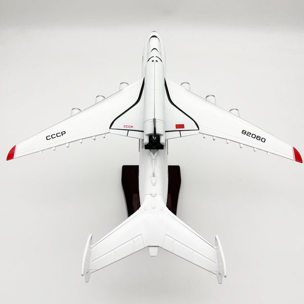 Antonov An-225 Mriya Soviet Version with Buran Space Shuttle Airplane Model — 1:280 Scale | 30cm / 11.8" - Secondary