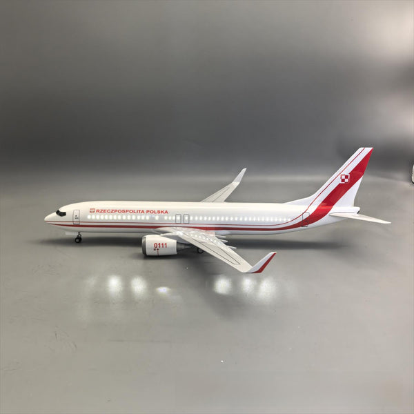 Polish Air Force Boeing 737-800 "Rzeczpospolita Polska" Government Special Plane Model — 1:85 Scale | 47cm / 18.5" - Secondary