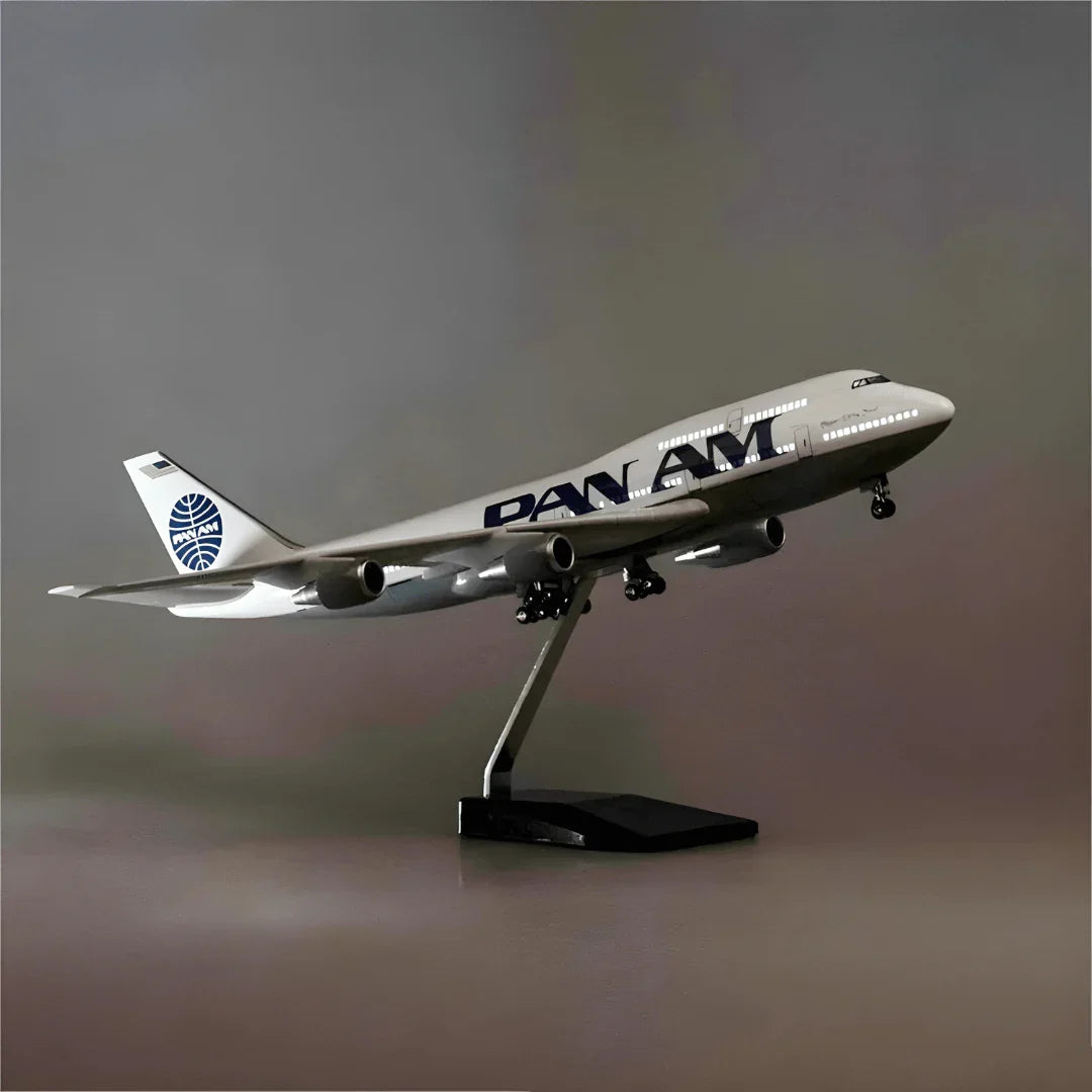 B747 PAN AM - Scale 1/150 - 47cm - 18.5 in - Airplane Model