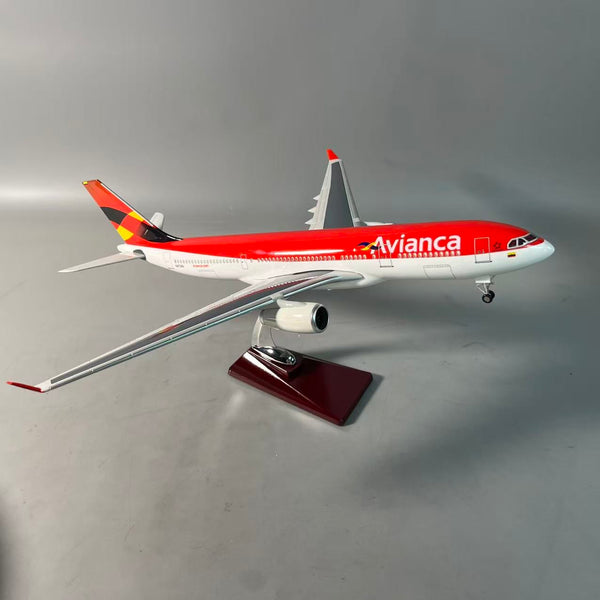 Avianca Airbus A330 Classic Livery | 1:135 Resin Model Airplane | 18.5 in (47 cm)