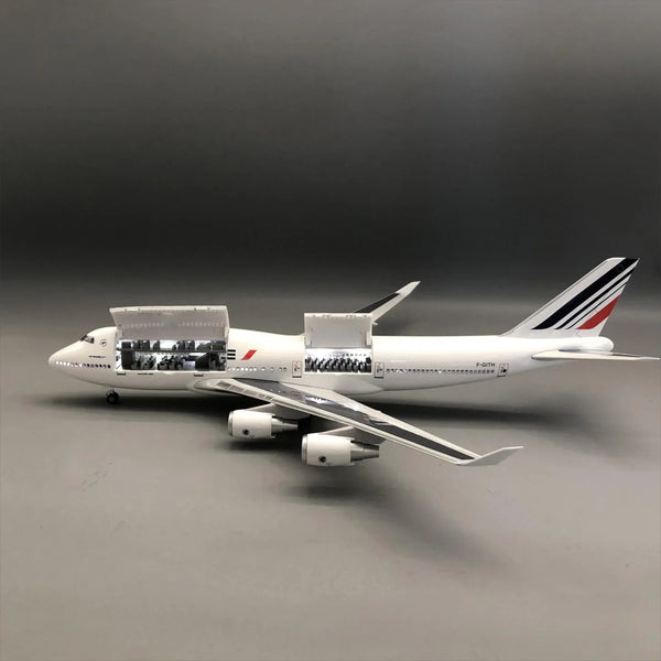 Air France Boeing 747-400 1:150 – 47 cm / 18.5 in – Opening Cabin Interior & LED Lights - Secondary