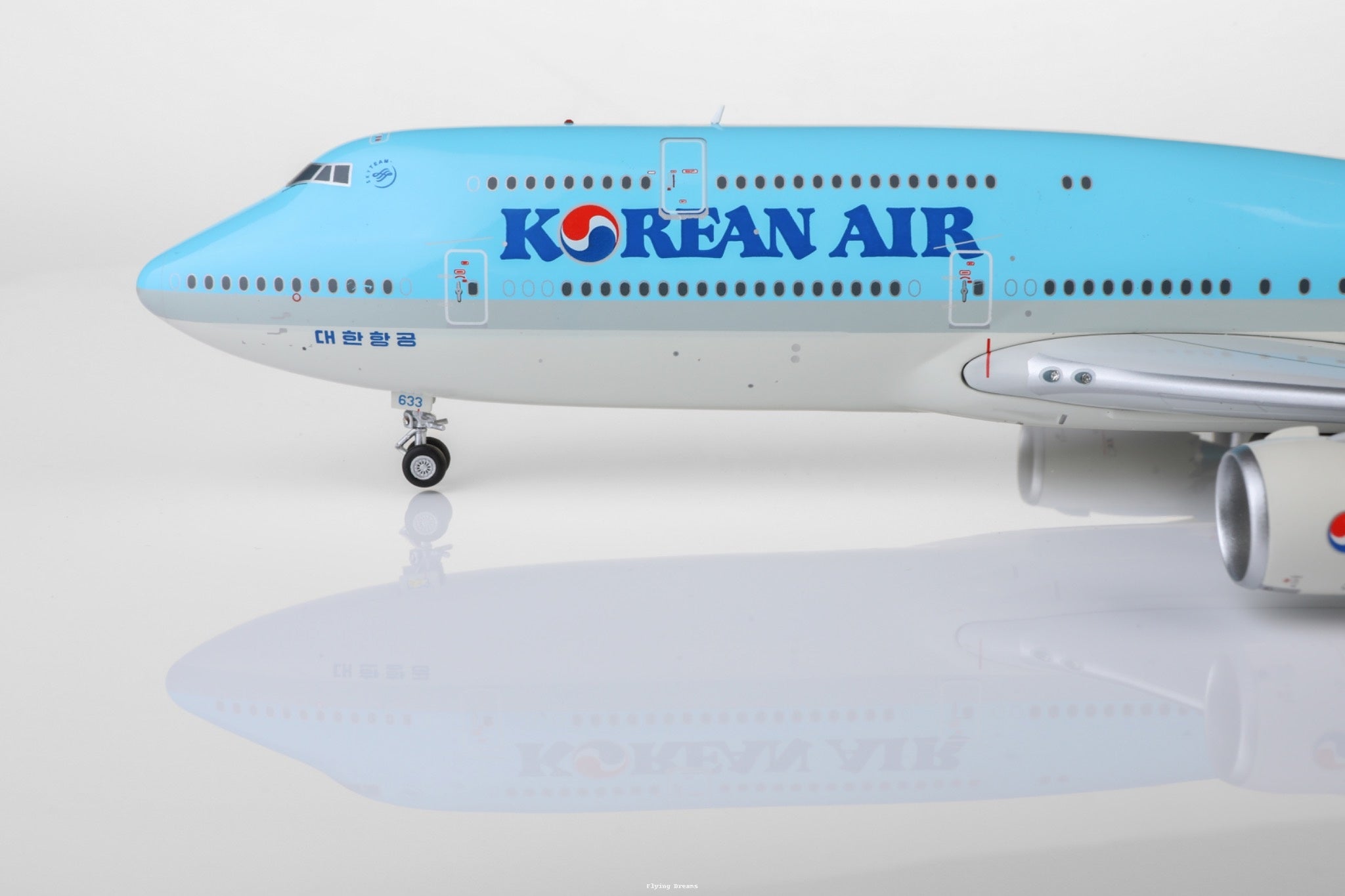 SQ Wings 1:200 大韓航空 ボーイング 747-8 HL7633 SQ Wings 1:200 Korean Air Boeing B747-8 Diecast Aircraft JET