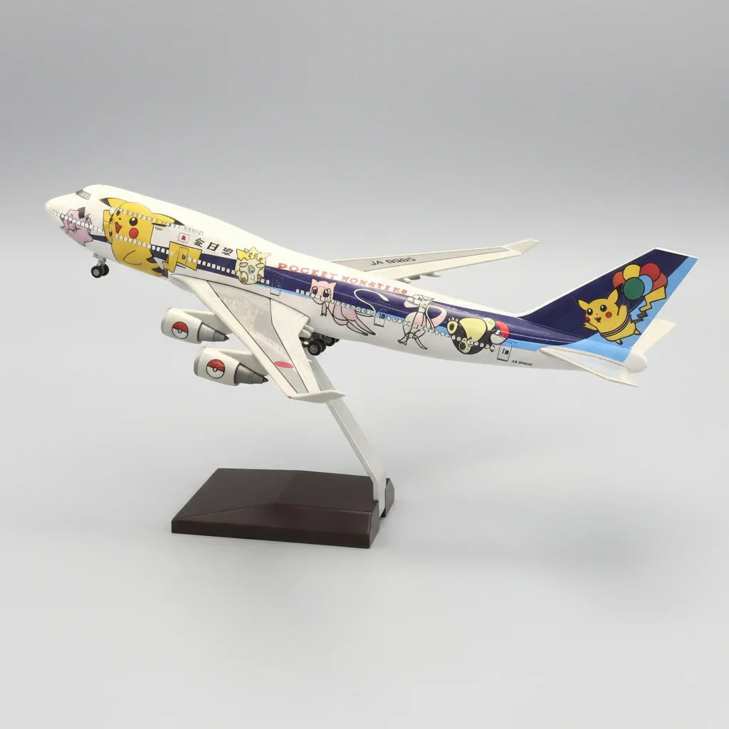 ANA All Nippon Airways Boeing 747-400 Pokémon Pikachu Edition 1