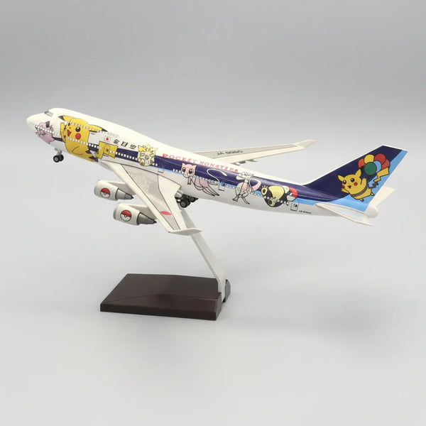 ANA All Nippon Airways Boeing 747-400 Pokémon Pikachu Edition 1:190 – 37 cm / 14.6 in – LED Lights