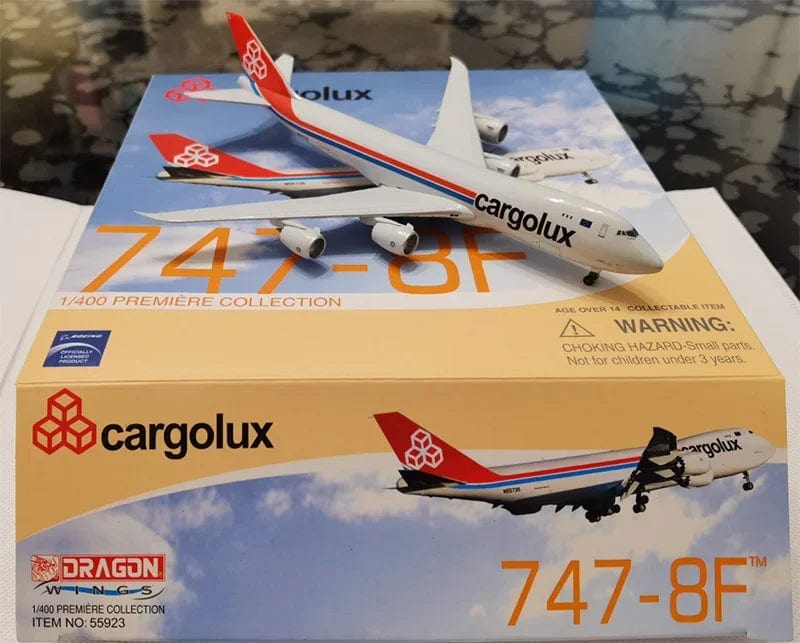 Cargolux B747-8F - Diecast Metal - Scale 1:400