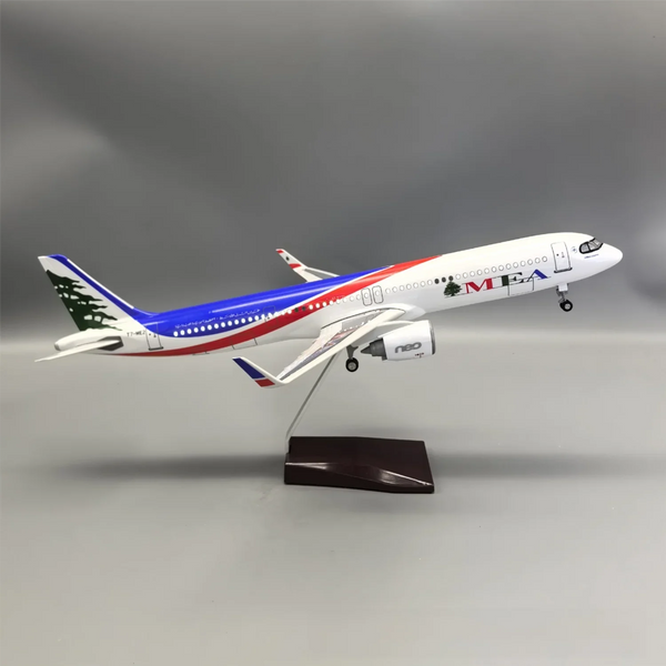 A321NEO MIDDLE EAST AIRLINES - SCALE 1/100 - 44CM - 18.5 IN - AIRPLANE MODEL - Secondary