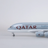 طائرة A380 قطر - مقياس 1/160 - 47 سم - 18.5 بوصة - نموذج طائرة