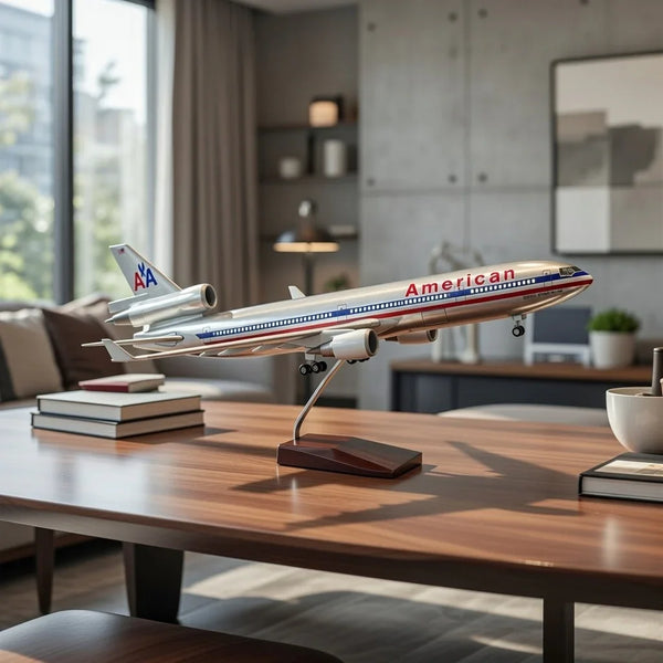 MD-11 American Airlines 1:130 – 47 cm / 18.5 in – ABS Resin – Optional LED Lights - Secondary