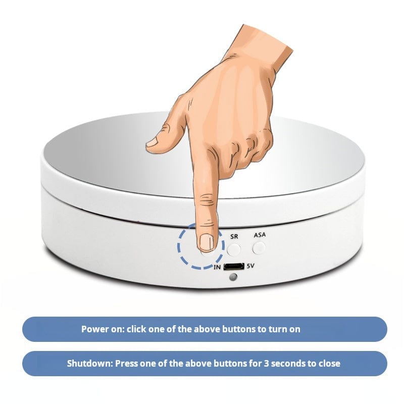 Motorized Rotating Display Stand - 13.8cm  - 3KG