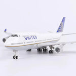 Boeing 747 United Airlines 30cm - 11.8in - LED lights - Airplane Model - Thumbnail 3