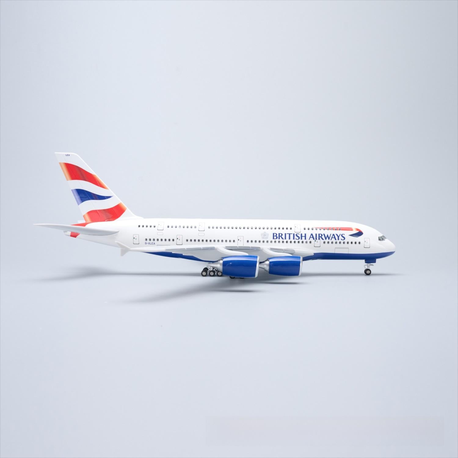 British Airways Airbus A380 1:160 – 45.5 cm / 17.9 in – Voice-Activated LED Lights