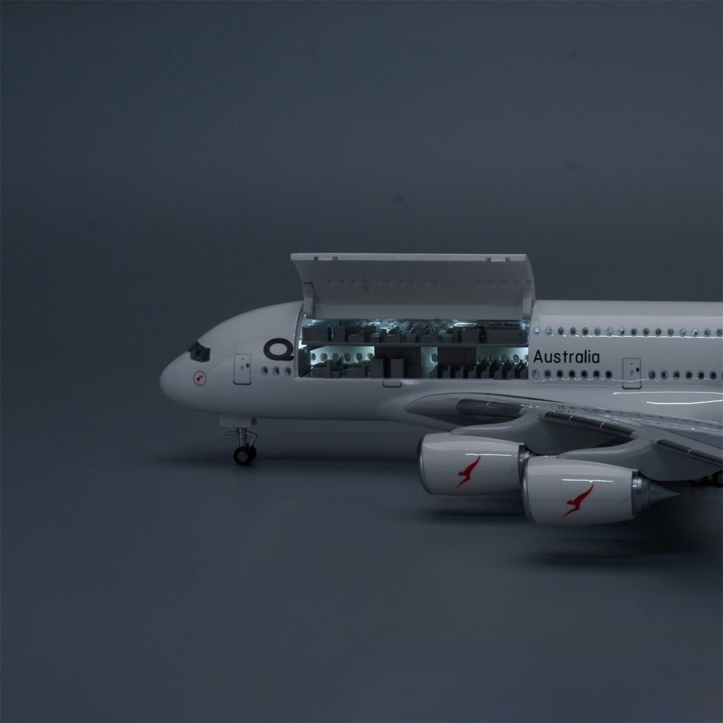 Qantas Airbus A380 1:160 – 45.5 cm / 17.9 in – Interior de Cabina Abrible