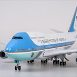 US Air Force One Boeing 747 1:190 – 37 cm / 14.6 in – LED Lights - Thumbnail 4