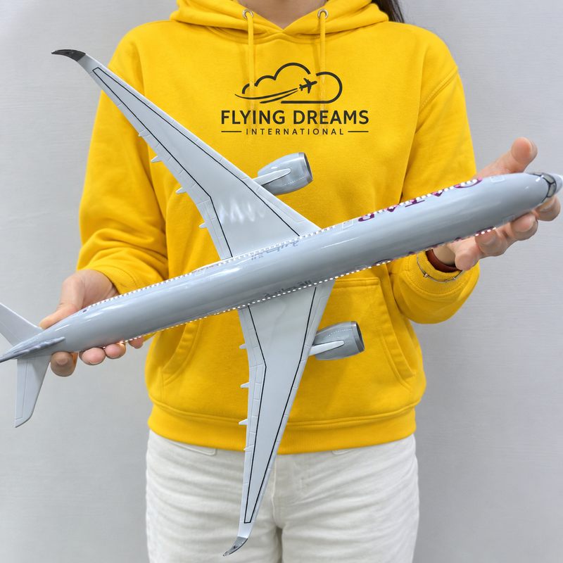 Qatar Airways Airbus A350-1000 Airplane Model — 1:157 Scale | 47cm / 18.5" - Image 9