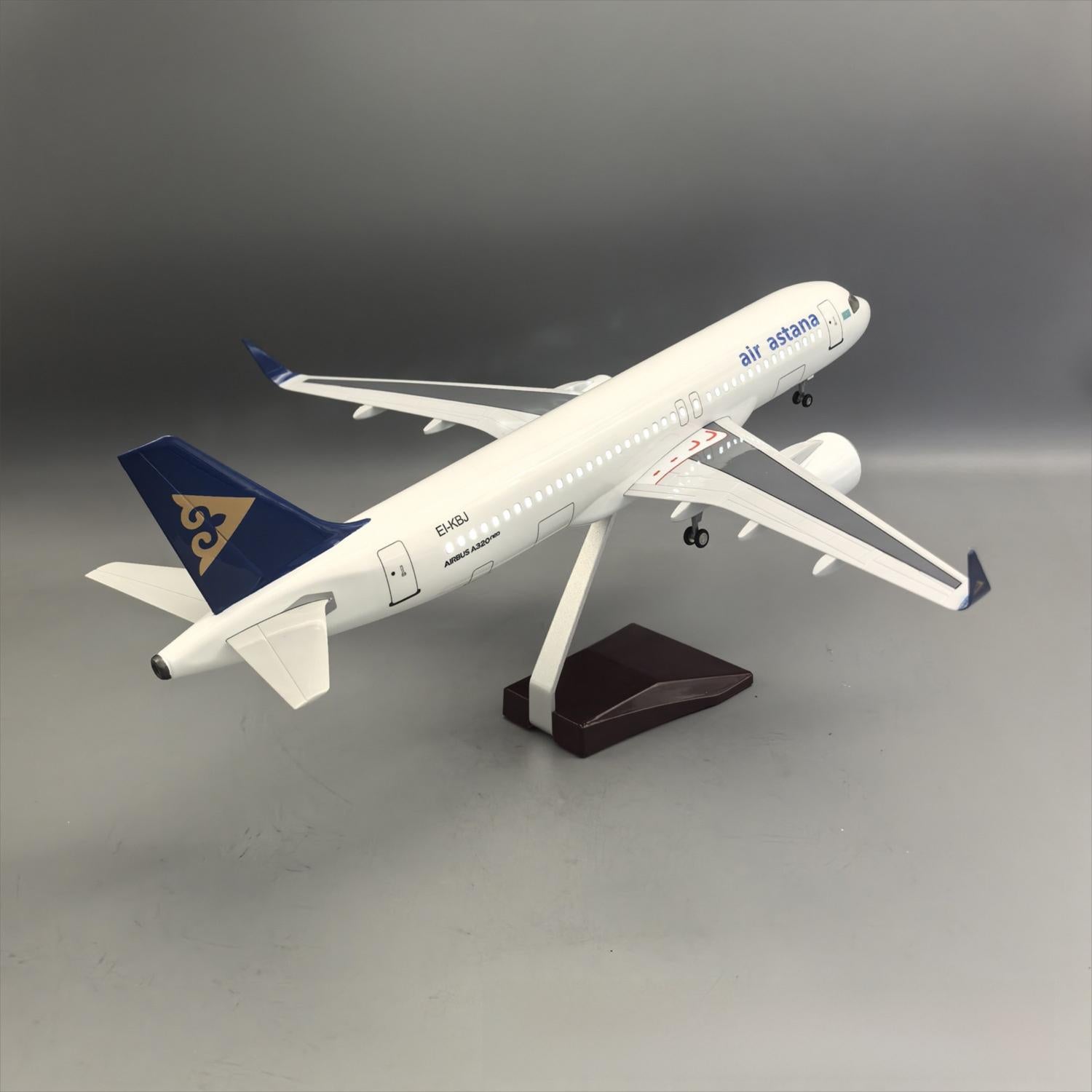 Air Astana Airbus A320neo Airplane Model — 1:80 Scale | 47cm / 18.5" - Gallery 8