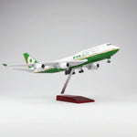 EVA Air Boeing 747-400 1:190 – 37 cm / 14,6 in – Luces LED - Thumbnail 5