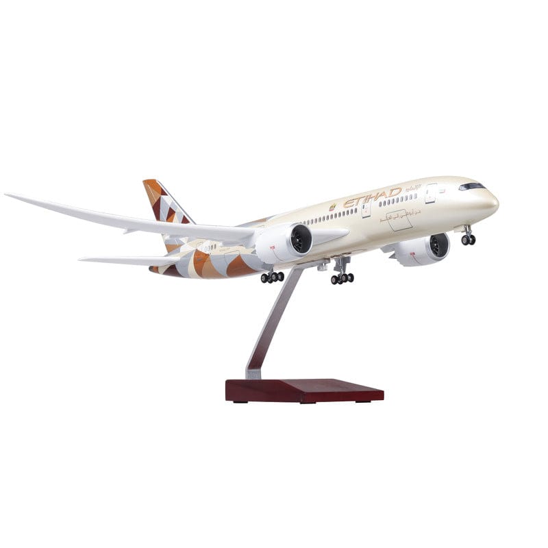 B787 Etihad - Escala 1/130 - 43cm - 16,9 pulgadas