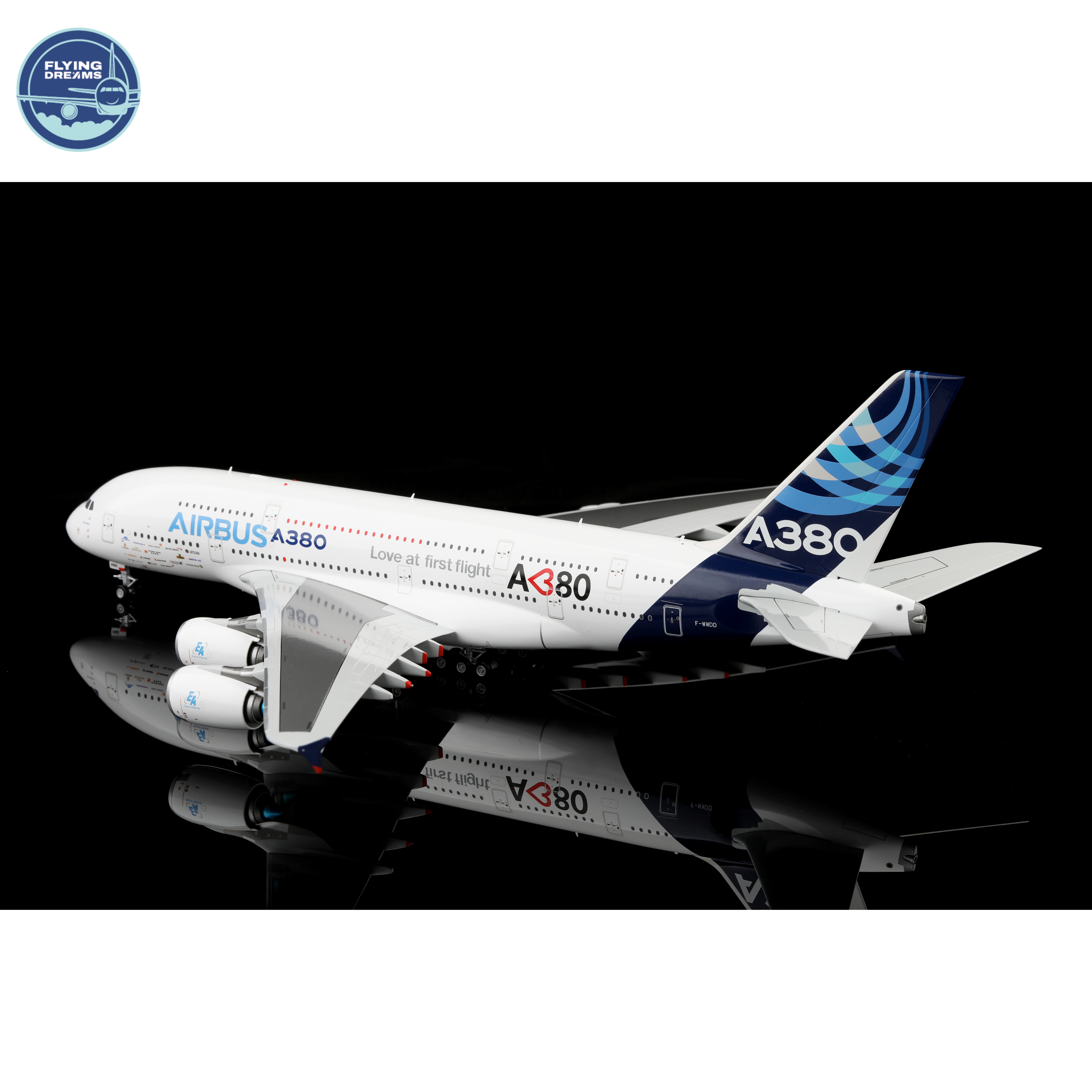 Airbus - A380 - F-WWDD - House Color Love at First Flight - L2009 - 36.3cm - SQW