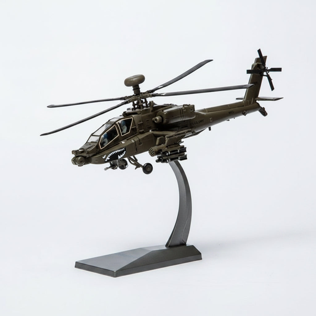 AH-64 Apache Attack Helicopter 1:72 – Die-Cast Alloy Precision – 9.1 in - Gallery 2