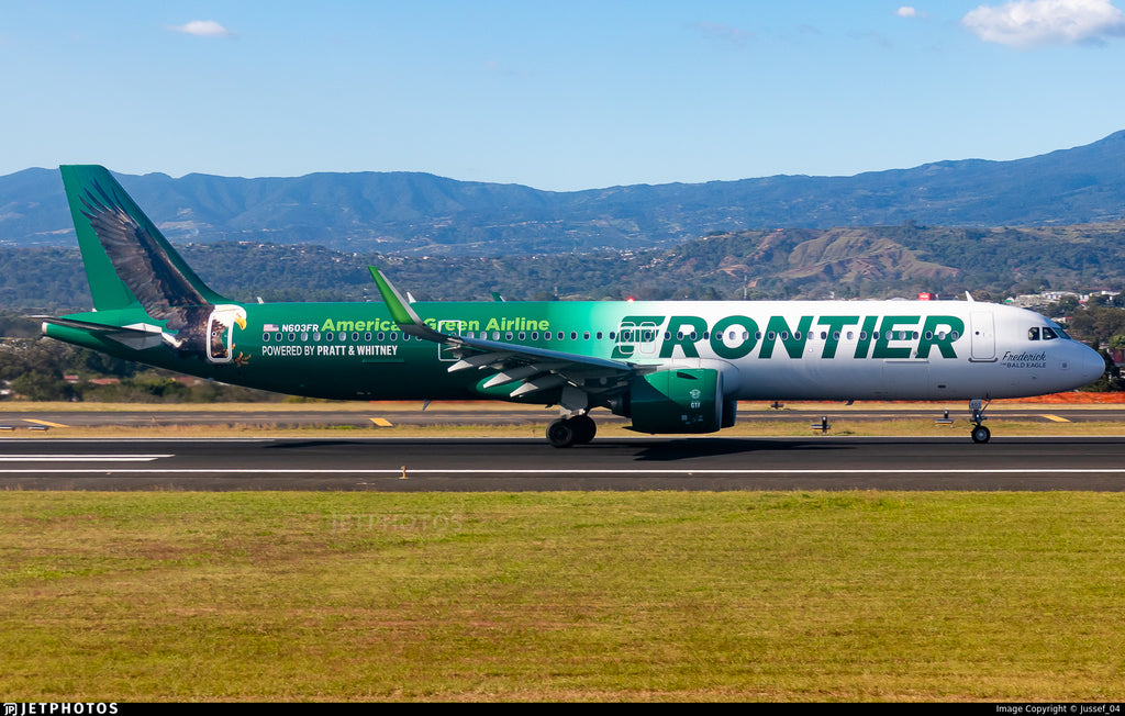 Frontier Airlines A321neo “Frederick the Bald Eagle” 1:100 – 44 cm / 17.3 in – Limited Pre-Sale Edition