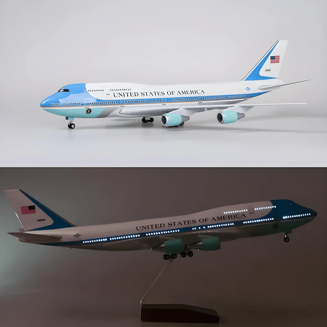 B747 Air Force One - AF1 - Scale 1/150 - 47cm - 18.5 in - Airplane Model