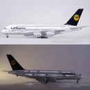 A380 Lufthansa - Scale 1/160 - 46cm - 18.5 in