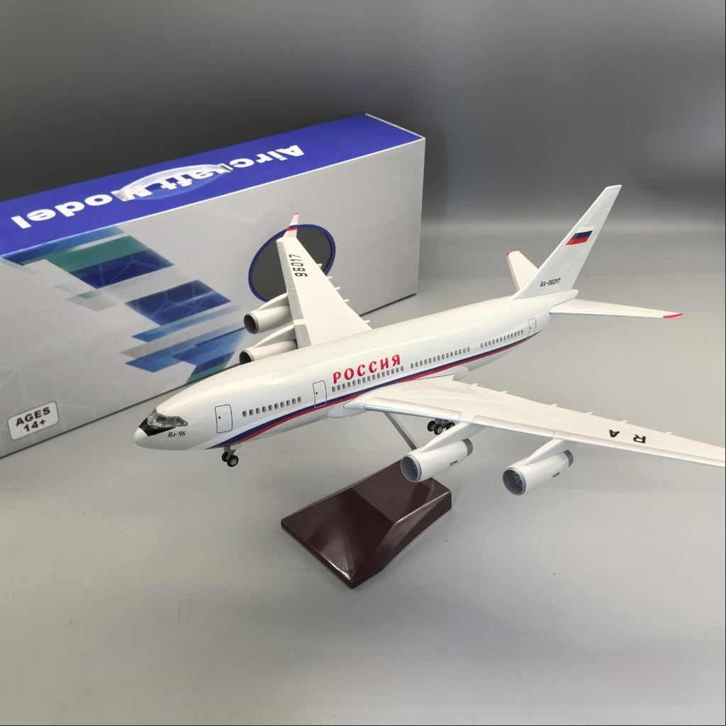 Russia Air Force One Ilyushin Il-96-300 1:120 – 46 cm / 18.1 in – LED Lights