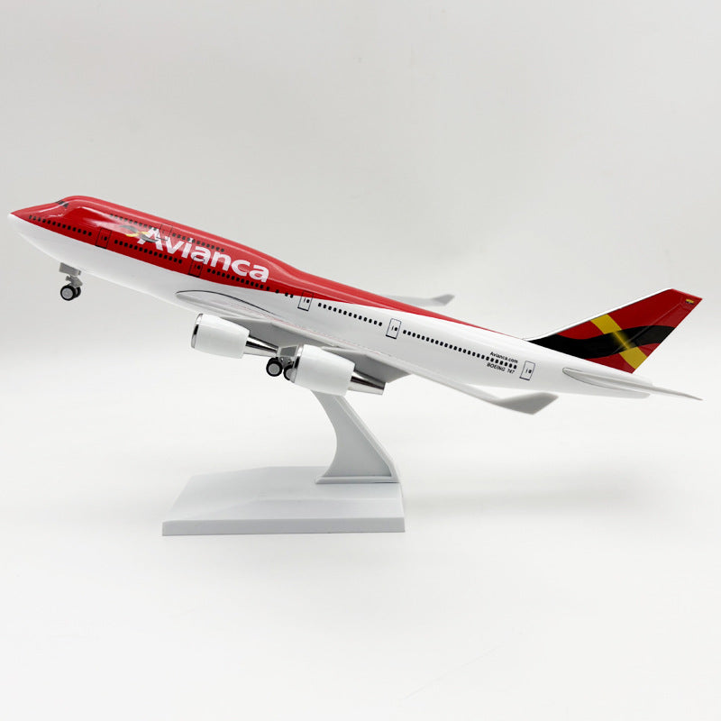 Boeing 747 Avianca – Scale 1:150 – 30 cm (11.8 in) – Resin
