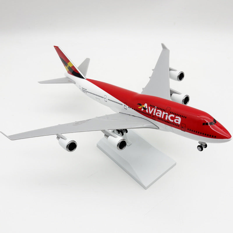 Boeing 747 Avianca – Scale 1:150 – 30 cm (11.8 in) – Resin