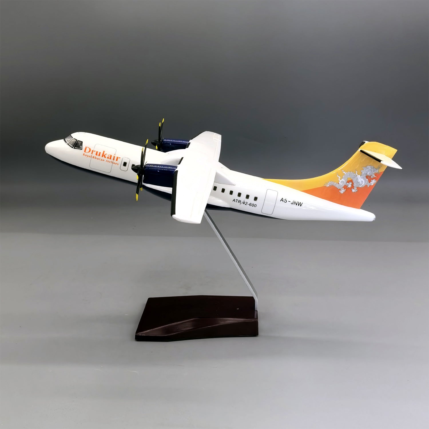 Drukair ATR42-600 Aircraft Model 1:70 Scale - Premium Resin Display with Stand - 32cm/12.6"
