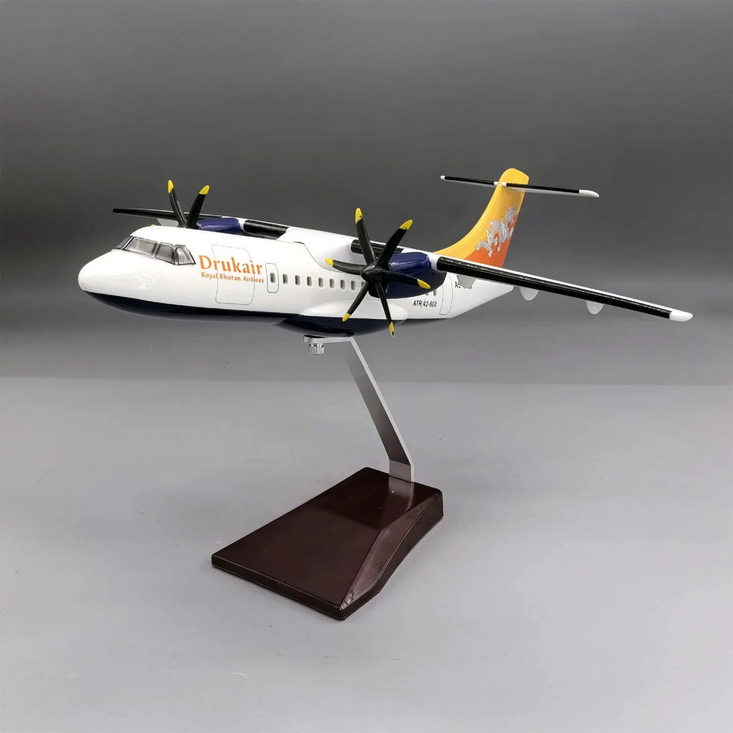 Drukair ATR42-600 Aircraft Model 1:70 Scale - Premium Resin Display with Stand - 32cm/12.6" - Gallery 2