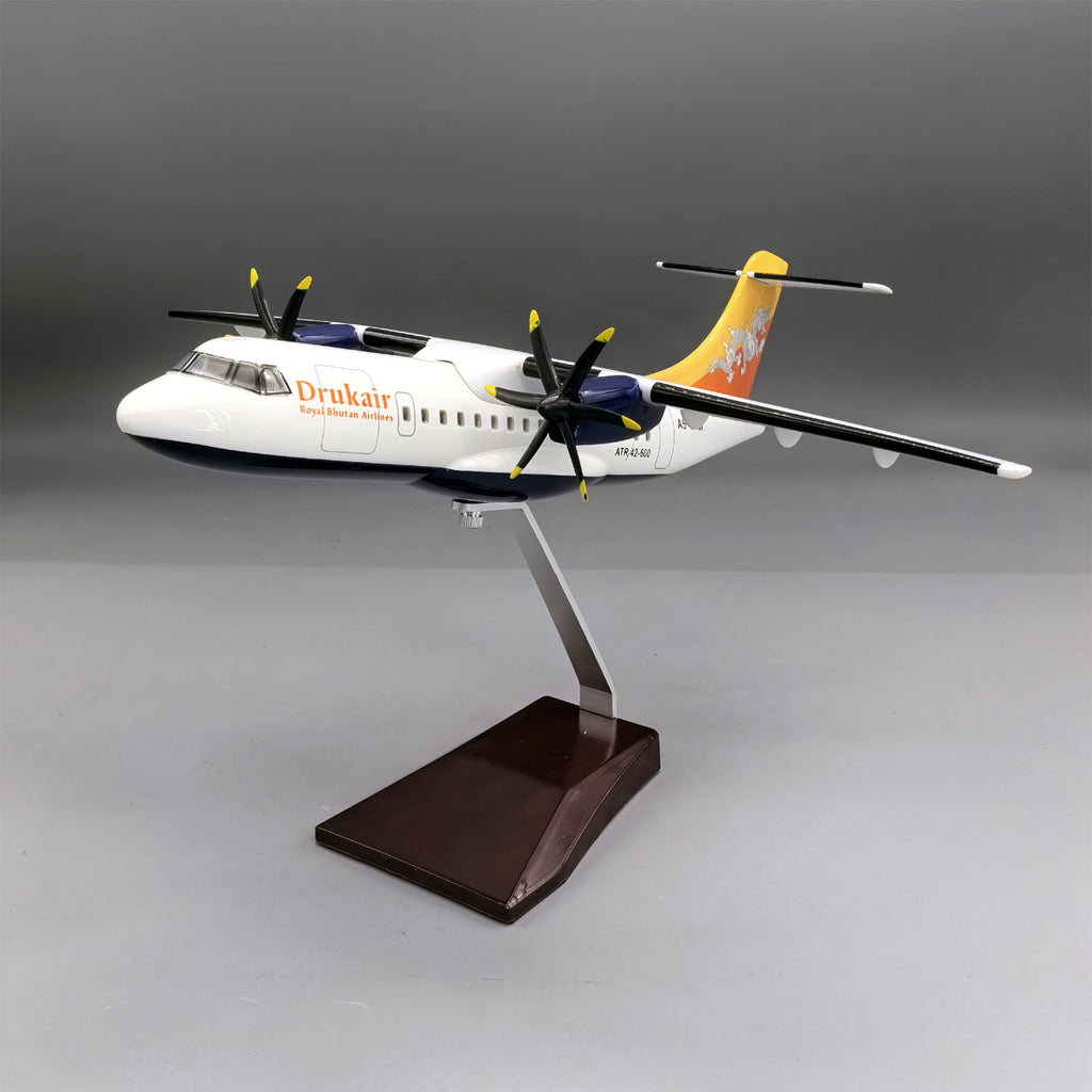 Drukair ATR42-600 Aircraft Model 1:70 Scale - Premium Resin Display with Stand - 32cm/12.6"