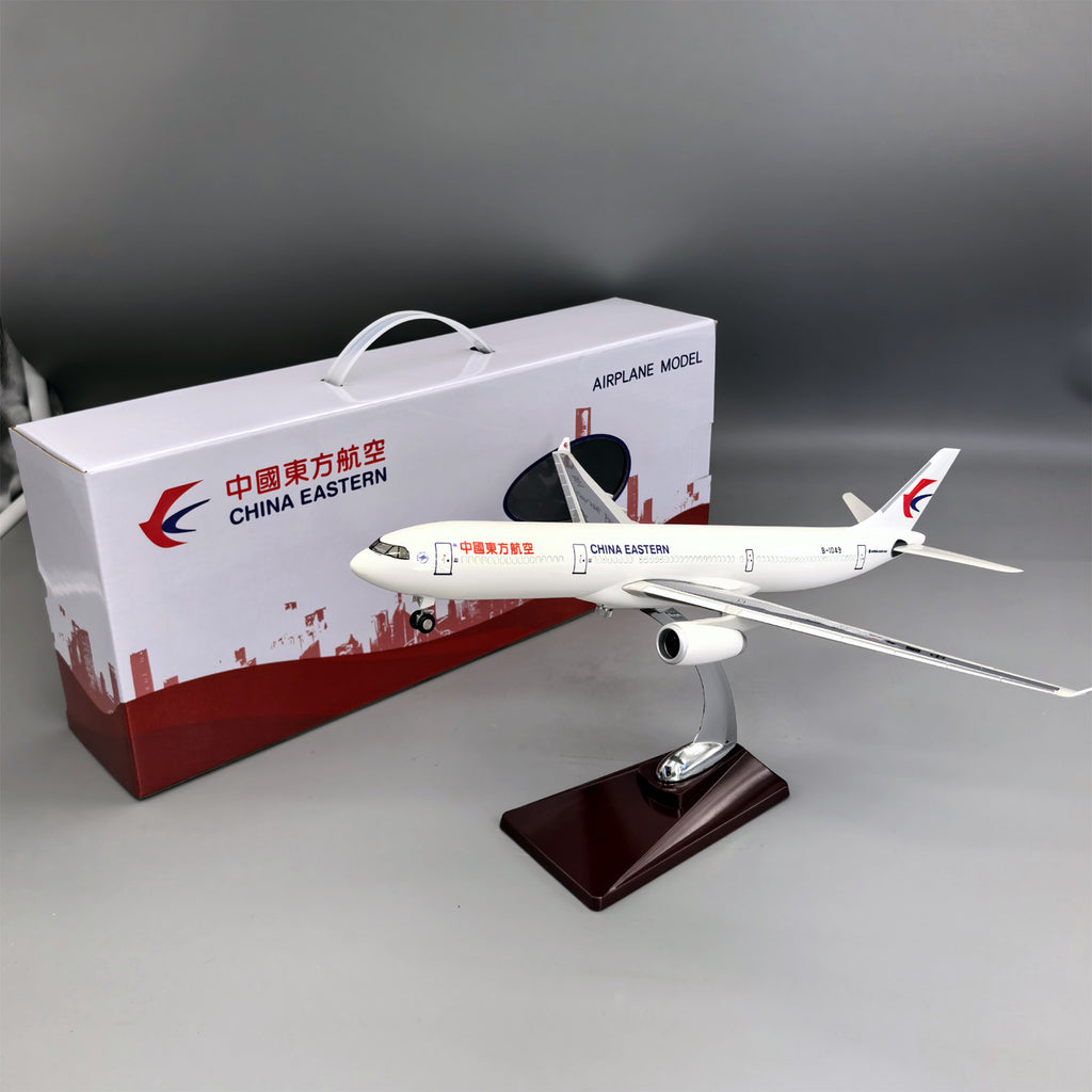 China Eastern Airbus A330-300 Aircraft Model 1:170 Scale - Premium Resin Display with Stand - 37cm/14.6"