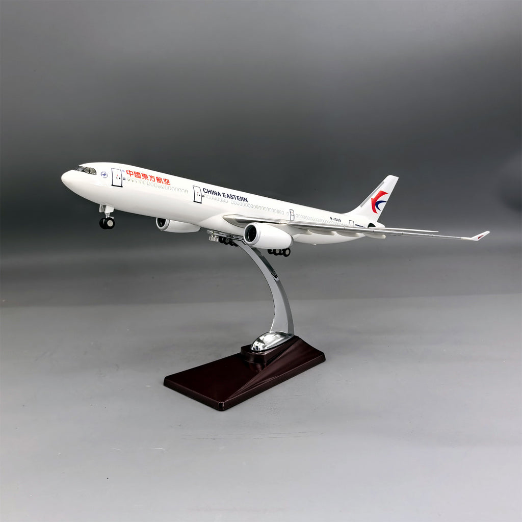 China Eastern Airbus A330-300 Aircraft Model 1:170 Scale - Premium Resin Display with Stand - 37cm/14.6"
