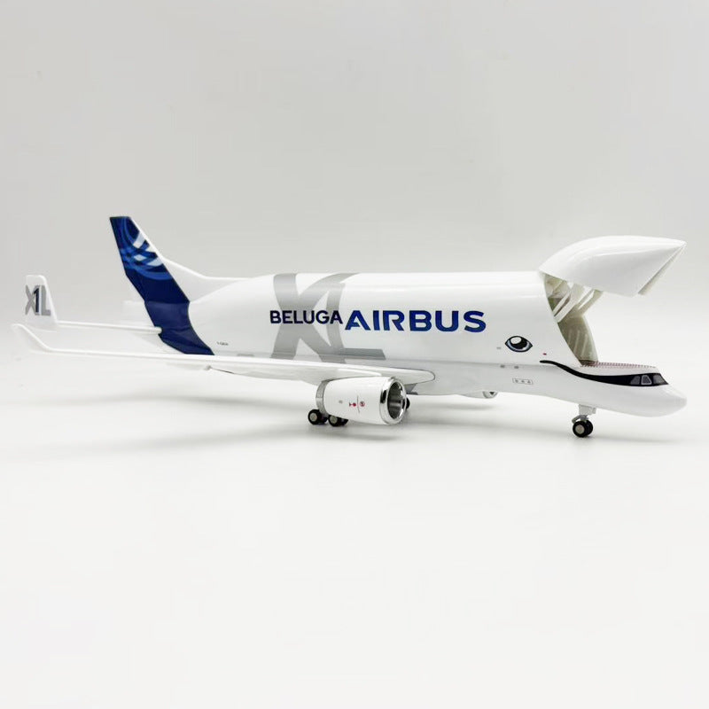 Airbus Beluga Aircraft Model 1:180 - "Flying Whale" with Opening Nose - 30cm/11.8" Resin