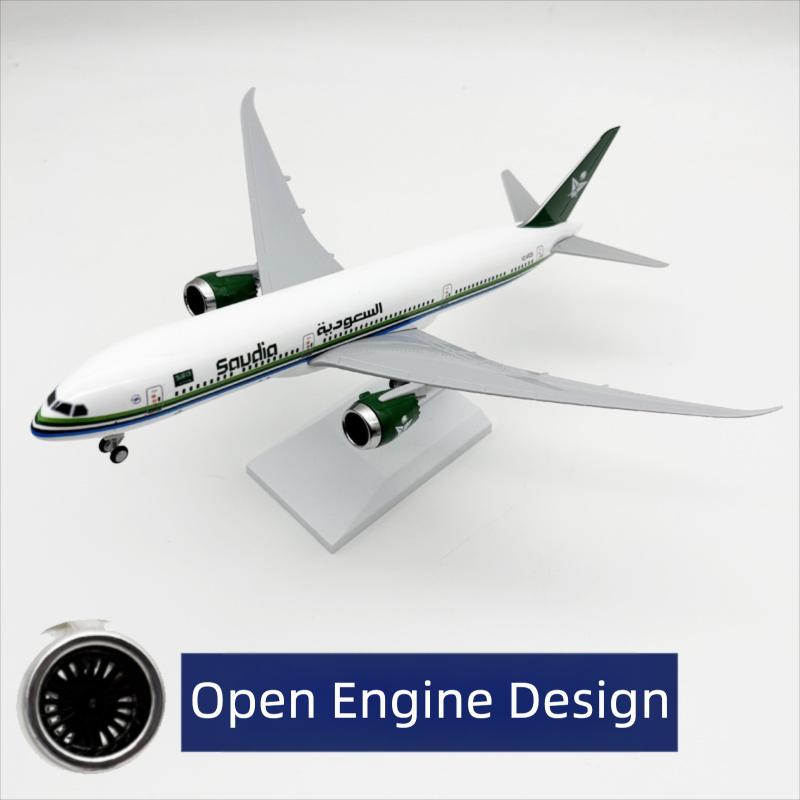 Saudia Boeing 787 Dreamliner Model - Solid Resin Construction - Premium Handcrafted - 30cm/11.8"