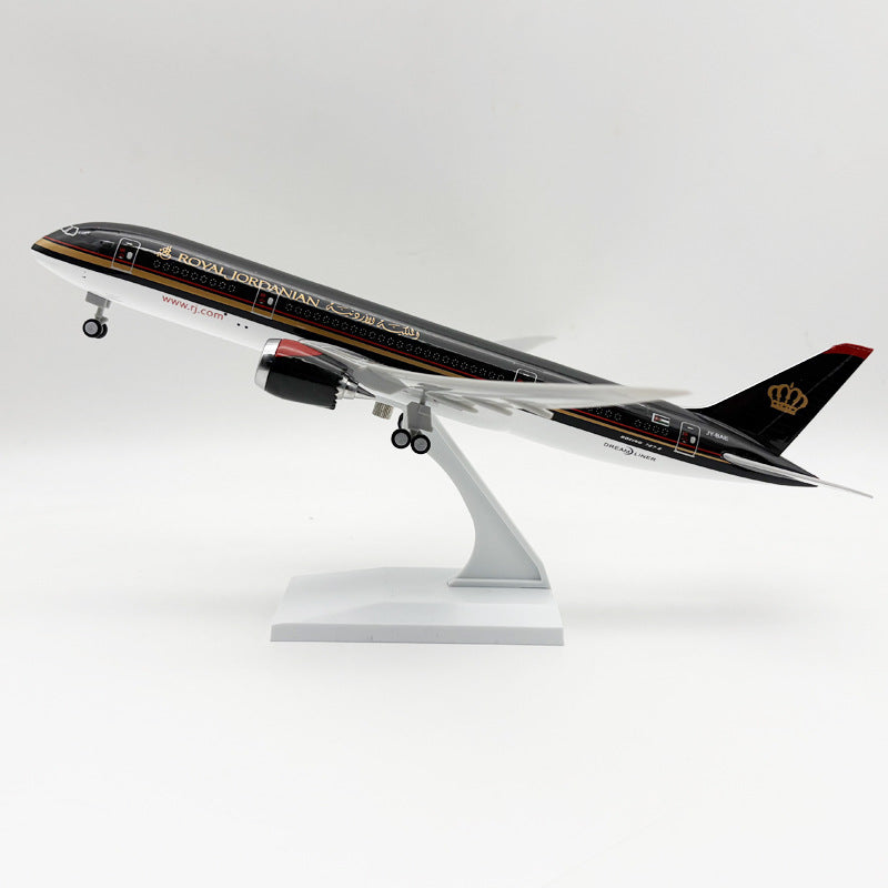 Royal Jordanian Boeing 787 Dreamliner Model - Solid Resin Construction - Premium Handcrafted - 30cm/11.8"