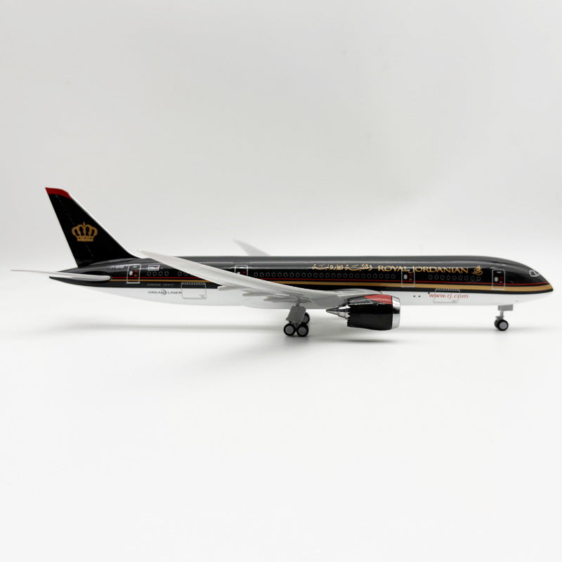 Royal Jordanian Boeing 787 Dreamliner Model - Solid Resin Construction - Premium Handcrafted - 30cm/11.8"
