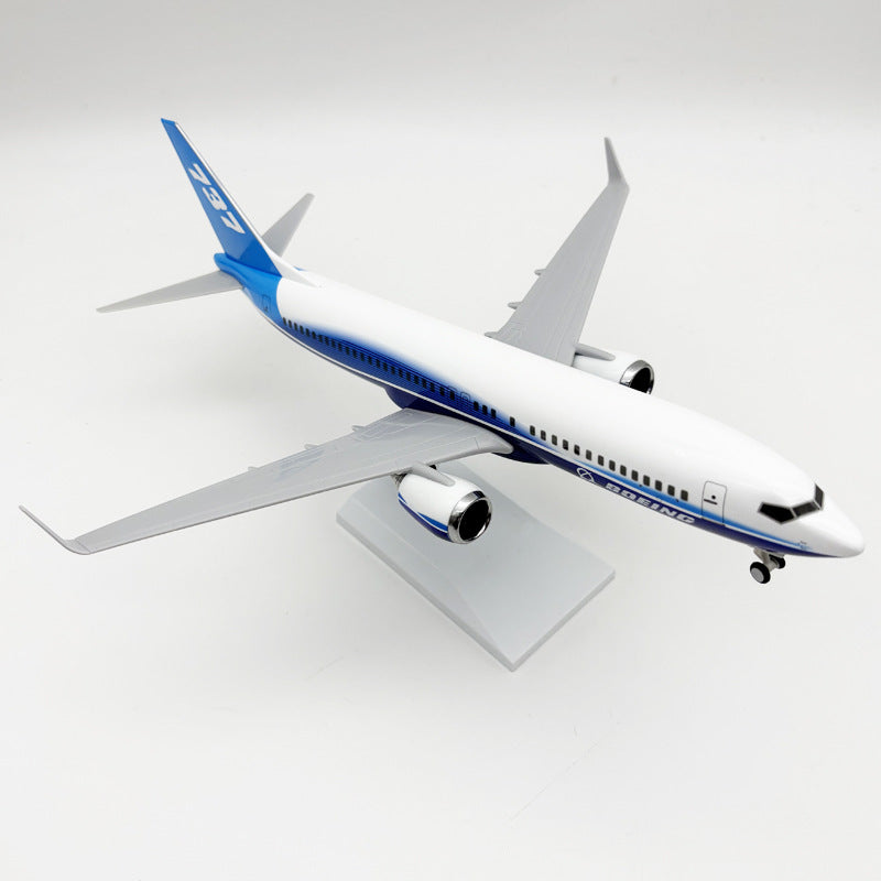 Boeing 737 Model - Original Boeing Livery - Solid Resin - 30cm/11.8"
