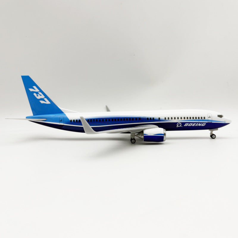 Boeing 737 Model - Original Boeing Livery - Solid Resin - 30cm/11.8"