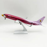 Nok Air Boeing 737-800 "Pink Bird" – 30 cm / 11.8 in – Solid Resin Display Model - Thumbnail 1
