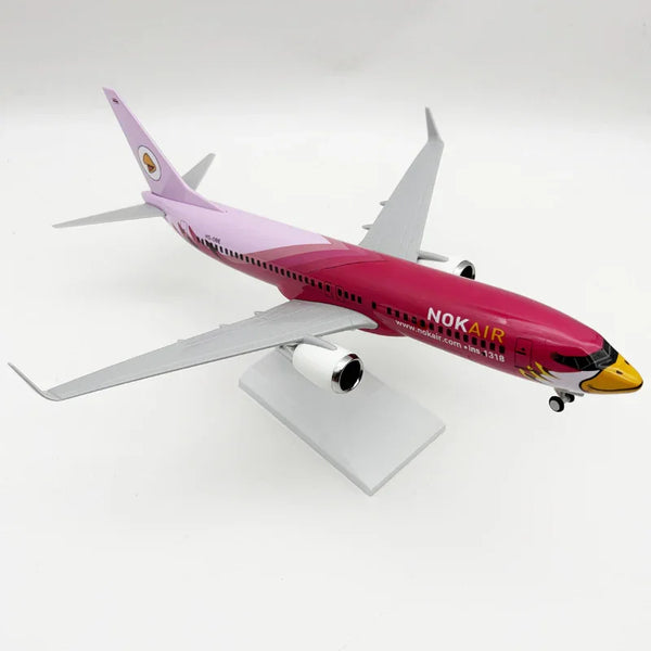 Nok Air Boeing 737-800 "Pink Bird" – 30 cm / 11.8 in – Solid Resin Display Model - Secondary