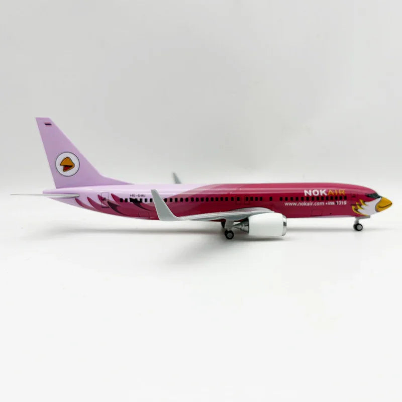 Nok Air Boeing 737-800 "Pink Bird" – 30 cm / 11.8 in – Solid Resin Display Model - Image 3