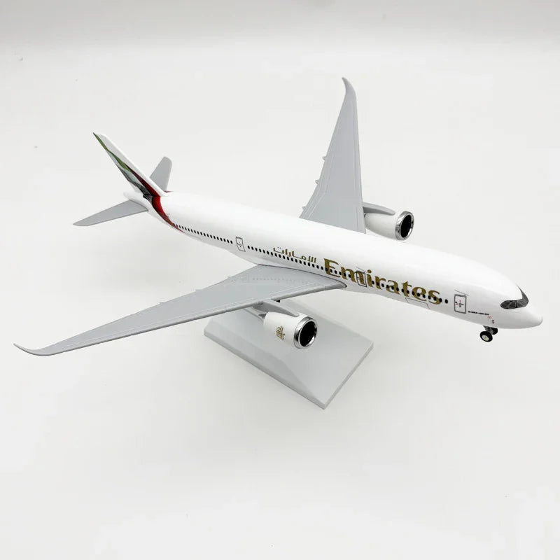 Emirates Airbus A350 – 30 cm / 11.8 in – Maqueta de resina maciza para escritorio - Gallery 2