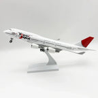Japan Airlines Boeing 747-400 "Yokoso! Japan" Livery – 30 cm / 11.8 in – Solid Resin Display Model