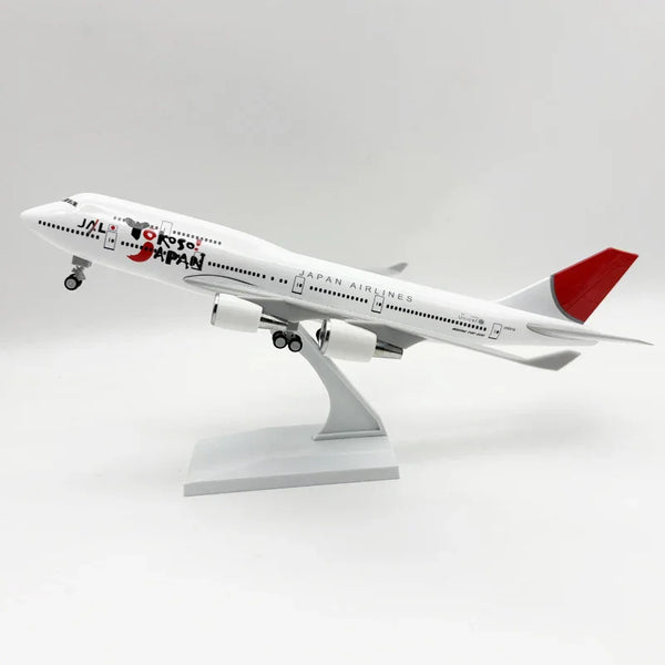 Japan Airlines Boeing 747-400 "Yokoso! Japan" Livery – 30 cm / 11.8 in – Solid Resin Display Model - Secondary