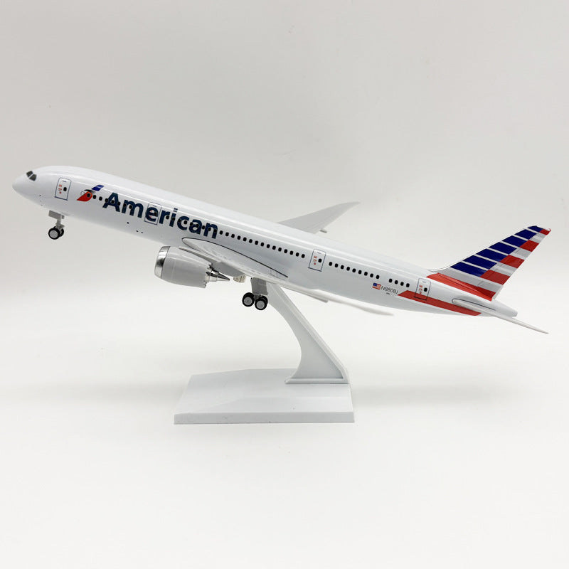 American Airlines Boeing 787-8 Dreamliner – 30 cm / 11.8 in – Solid Resin Desktop Display Model