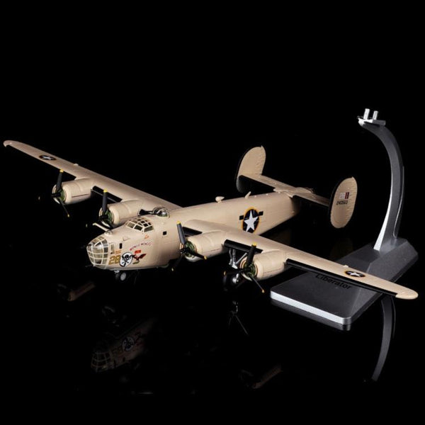 WWII U.S. Army Air Forces B-24D Liberator Heavy Bomber 1:72 – 29 cm / 11.4 in – Premium Diecast Zinc Alloy Military Model  HTML