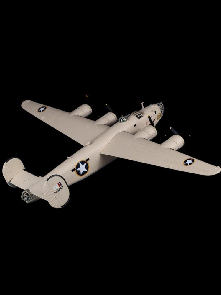 WWII U.S. Army Air Forces B-24D Liberator Heavy Bomber 1:72 – 29 cm / 11.4 in – Premium Diecast Zinc Alloy Military Model  HTML